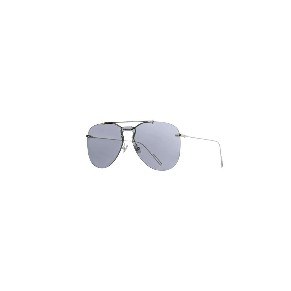 Lente De Sol Christian Dior 0222s Doh2a 99mm Plateado Azul