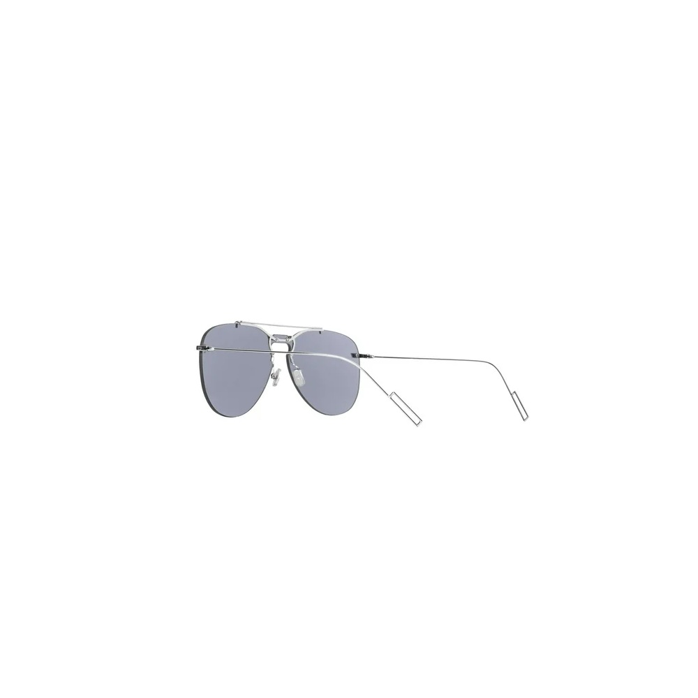 Foto 4 pulgar | Lente De Sol Christian Dior 0222s Doh2a 99mm Plateado Azul