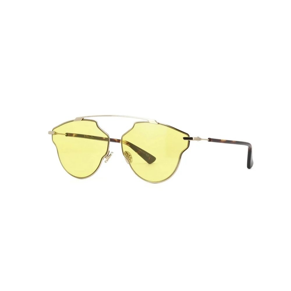 Foto 2 pulgar | Lentes de Sol Christian Dior Redondos Amarillos Unisex