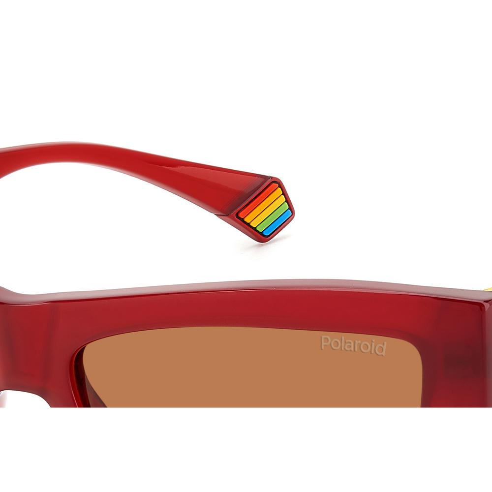 Foto 7 pulgar | Lentes Sol Polaroid Unisex Red 206332c9a55he