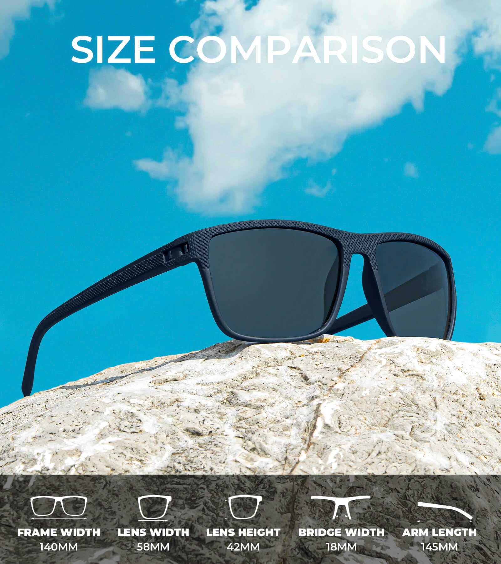 Foto 4 pulgar | Gafas De Sol Kaliyadi Polarizadas Con Protección Uv400 Para Hombre - Venta Internacional.