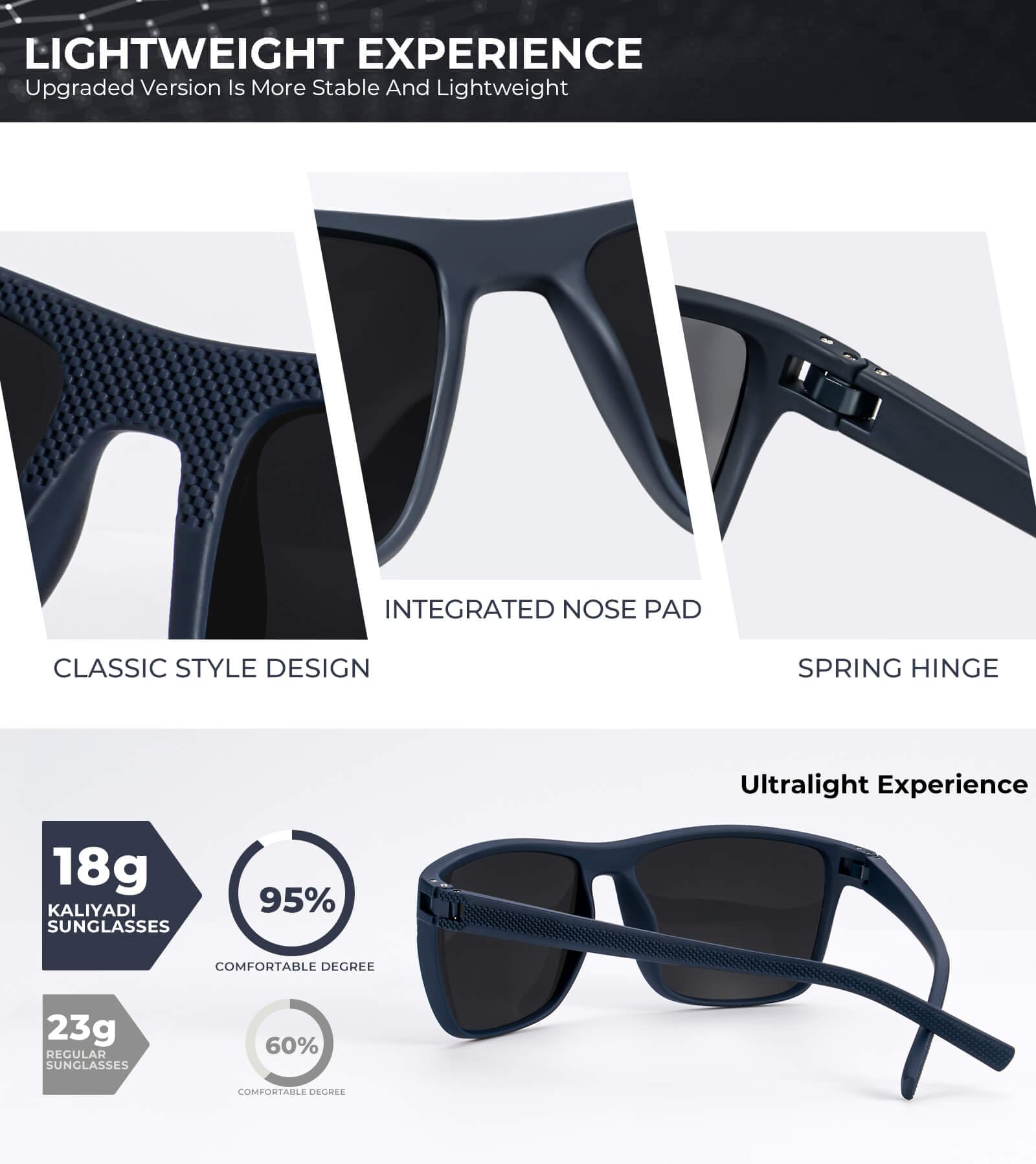 Foto 5 pulgar | Gafas De Sol Kaliyadi Polarizadas Con Protección Uv400 Para Hombre - Venta Internacional.