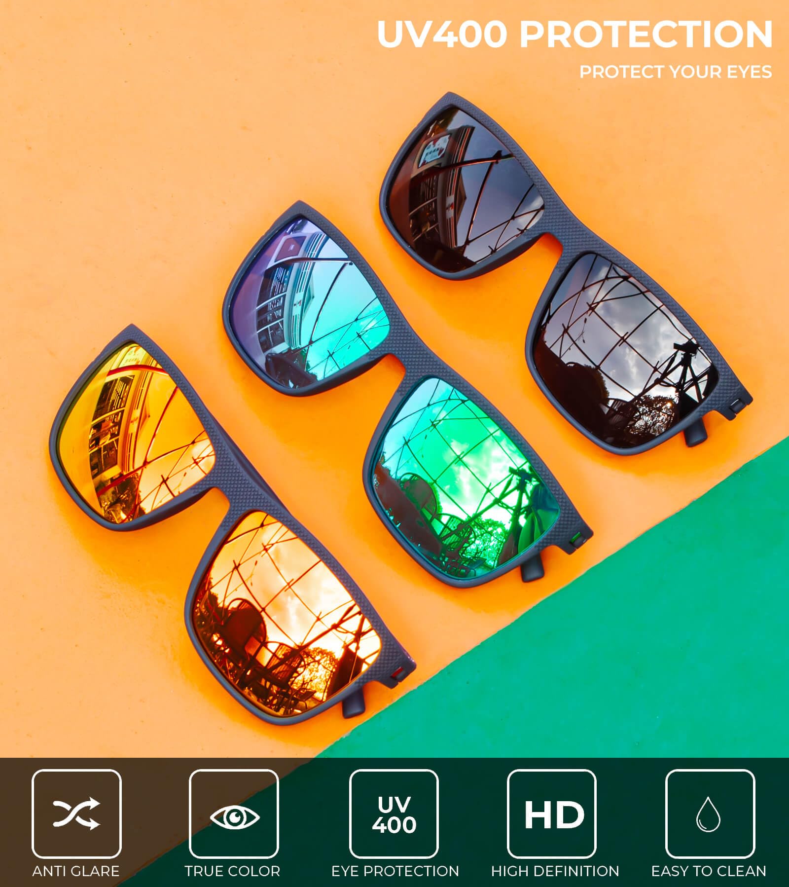 Foto 6 pulgar | Gafas De Sol Kaliyadi Polarizadas Con Protección Uv400 Para Hombre - Venta Internacional.