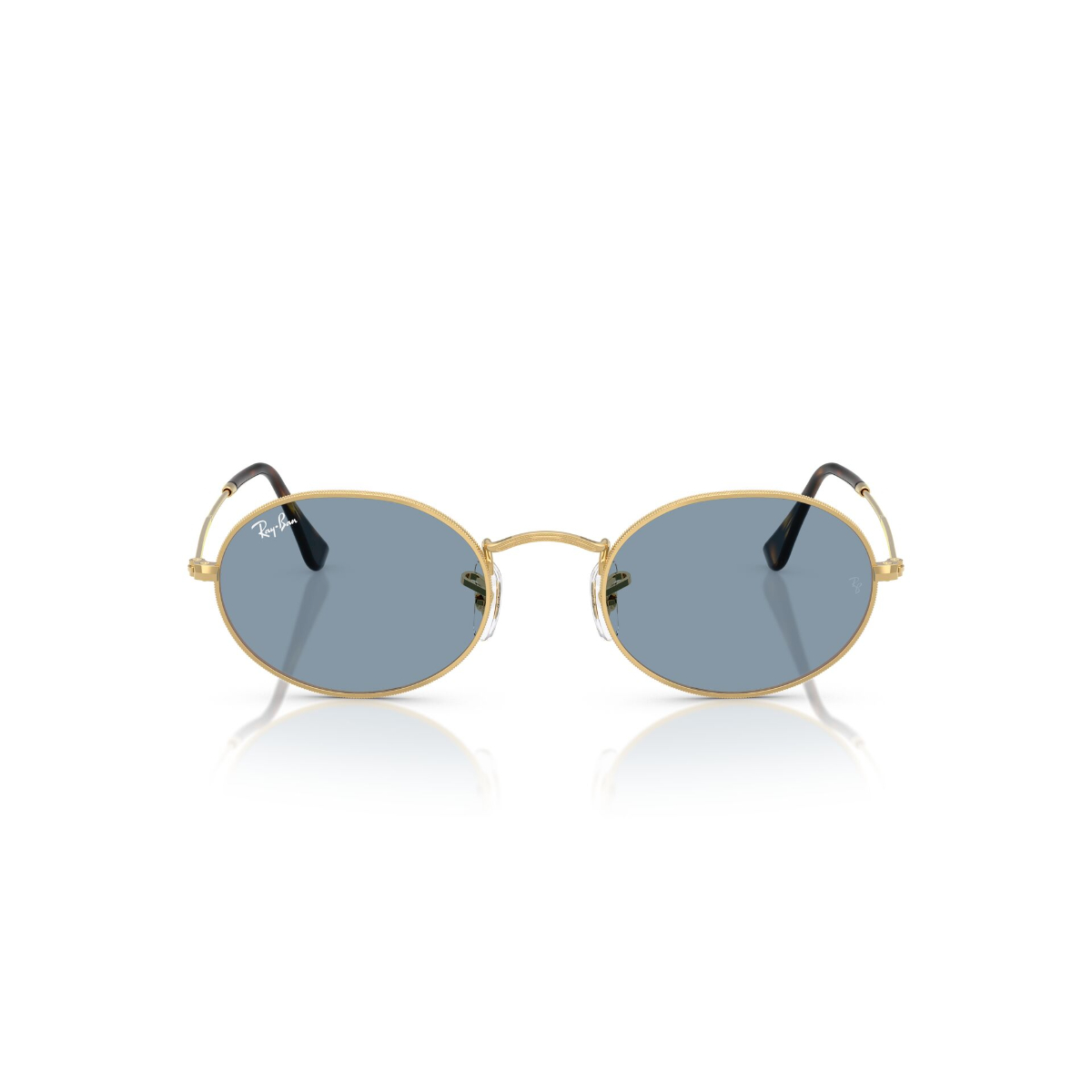Foto 1 | Lentes De Sol Oval Azul Ray-ban