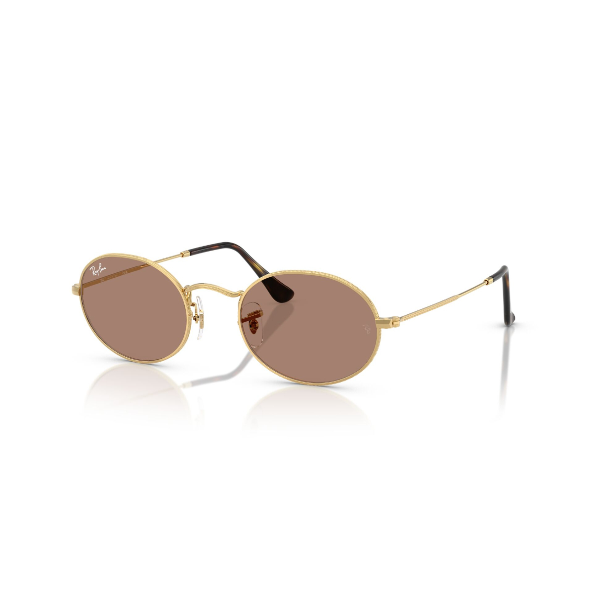 Foto 3 pulgar | Lentes De Sol Oval Violeta Ray-ban