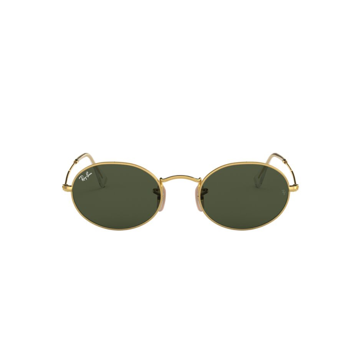 Foto 2 pulgar | Lentes De Sol Oval Verde G-15 Ray-ban