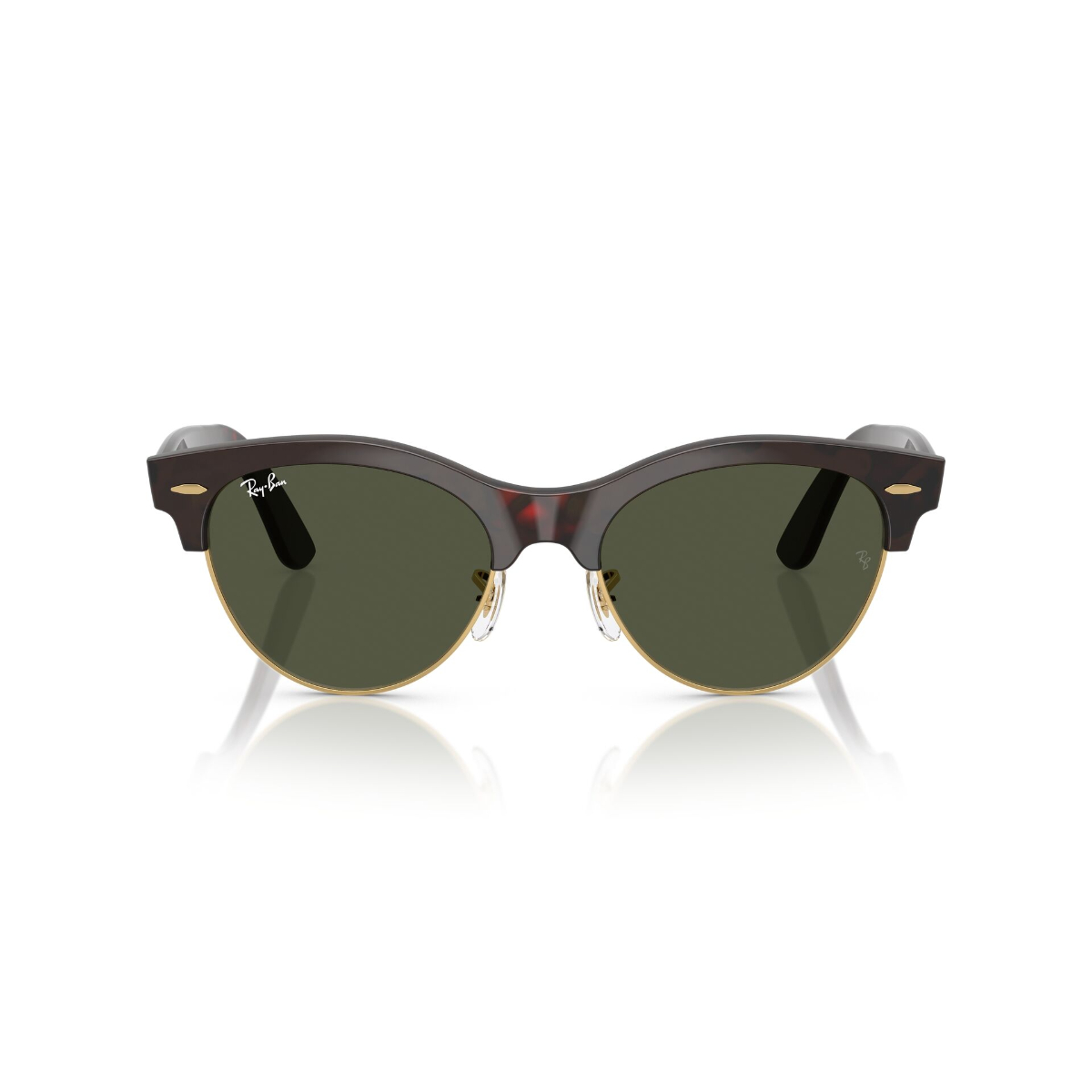 Lentes De Sol Clubmaster Way Verde Ray-ban