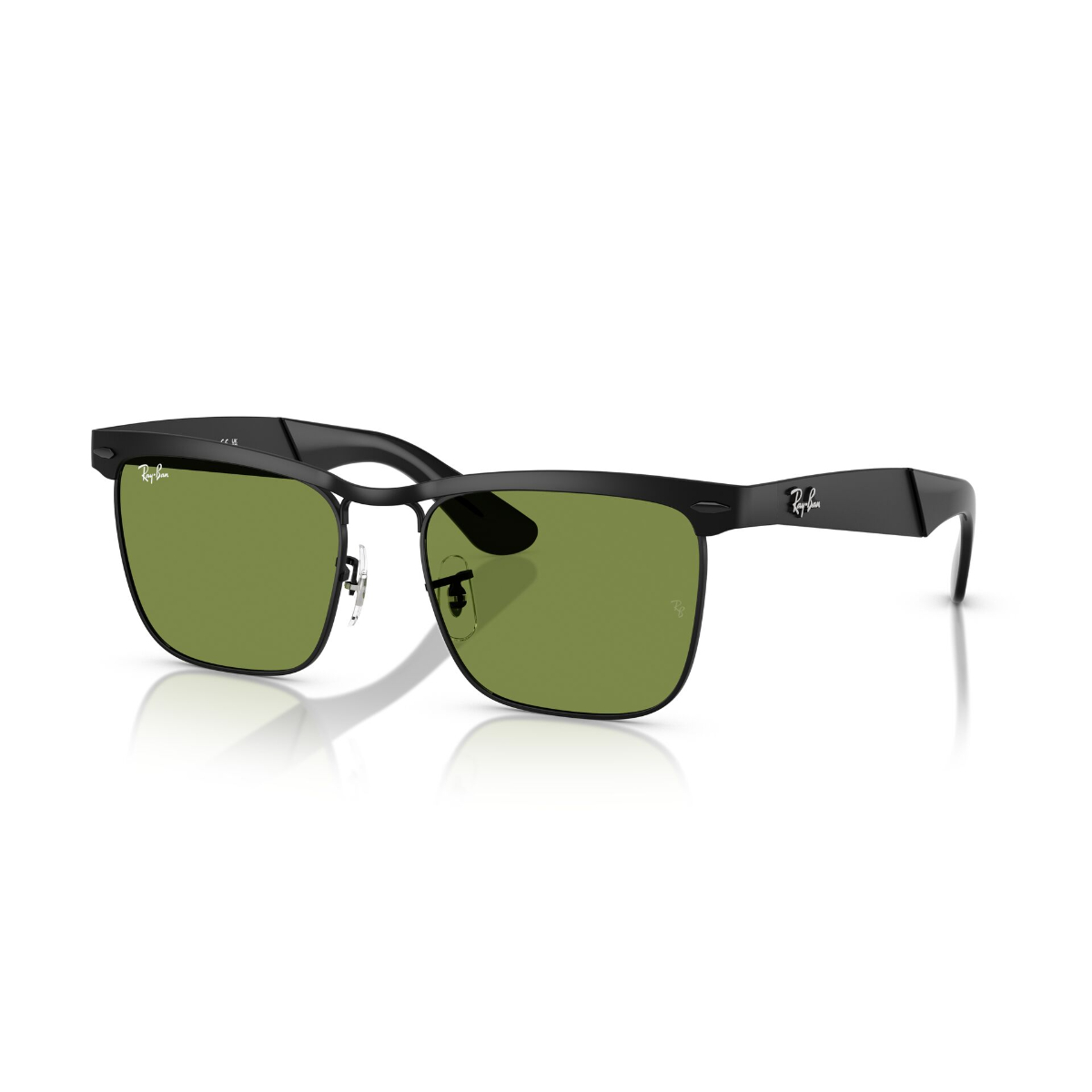 Foto 3 pulgar | Lentes De Sol Wayfarer Deluxe Verde Ray-ban