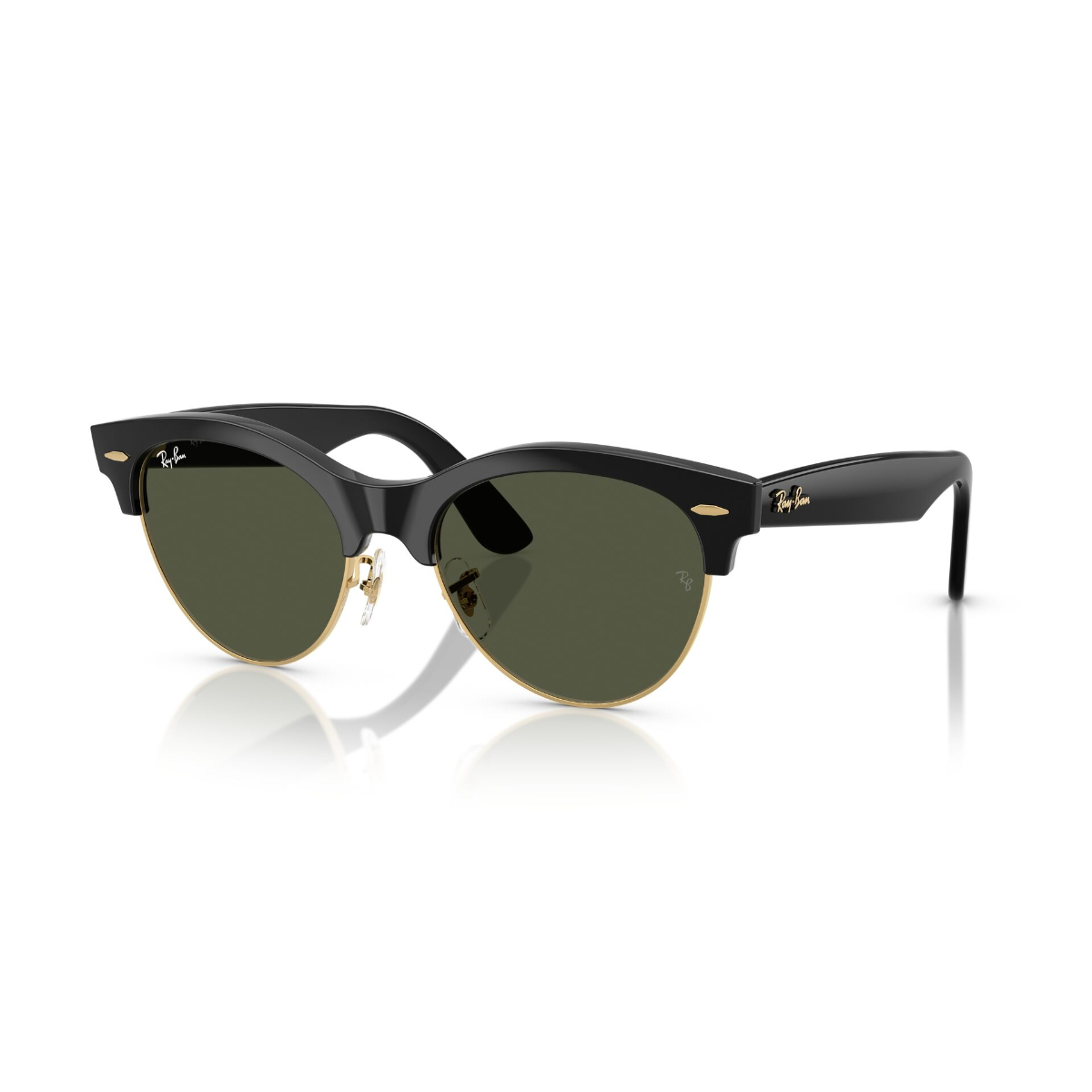 Foto 3 pulgar | Lentes De Sol Clubmaster Way Verde Ray-ban