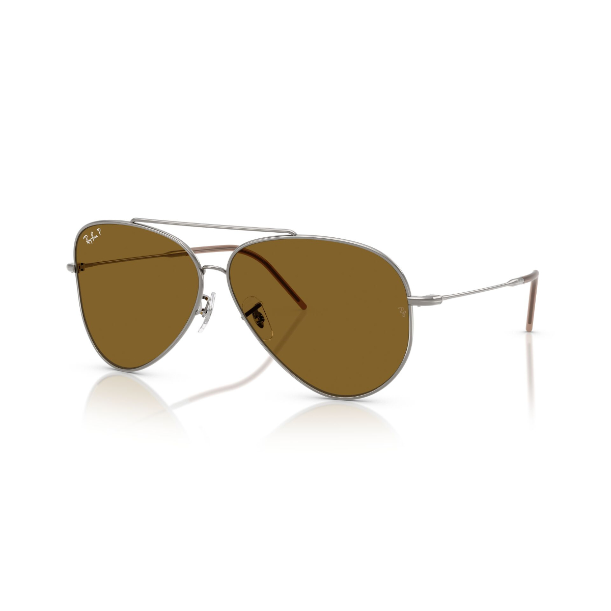 Foto 3 pulgar | Lentes De Sol Aviator Reverse Ray-ban
