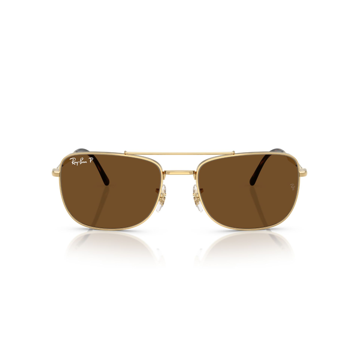 Foto 1 | Lentes De Sol Marrón Polarizados Ray-ban