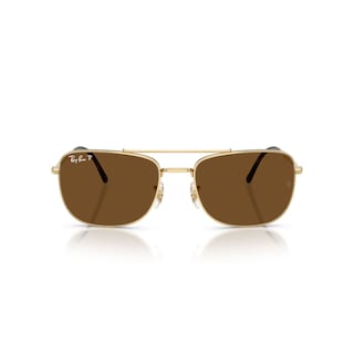 Foto 1 | Lentes De Sol Marrón Polarizados Ray-ban