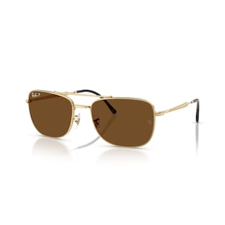 Foto 2 | Lentes De Sol Marrón Polarizados Ray-ban
