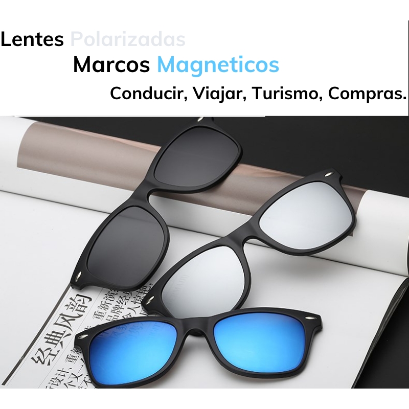 Foto 4 pulgar | Gafas De Sol Polarizadas Con Clip 6 En 1 Uv400 Hjyhope Jy8203a - Venta Internacional.