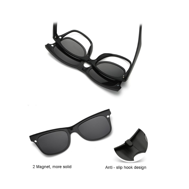 Foto 6 pulgar | Gafas De Sol Polarizadas Con Clip 6 En 1 Uv400 Hjyhope Jy8203a - Venta Internacional.