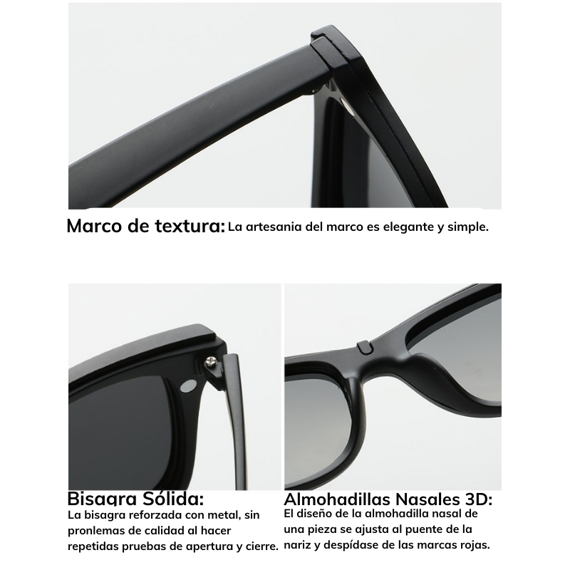 Foto 7 pulgar | Gafas De Sol Polarizadas Con Clip 6 En 1 Uv400 Hjyhope Jy8203a - Venta Internacional.