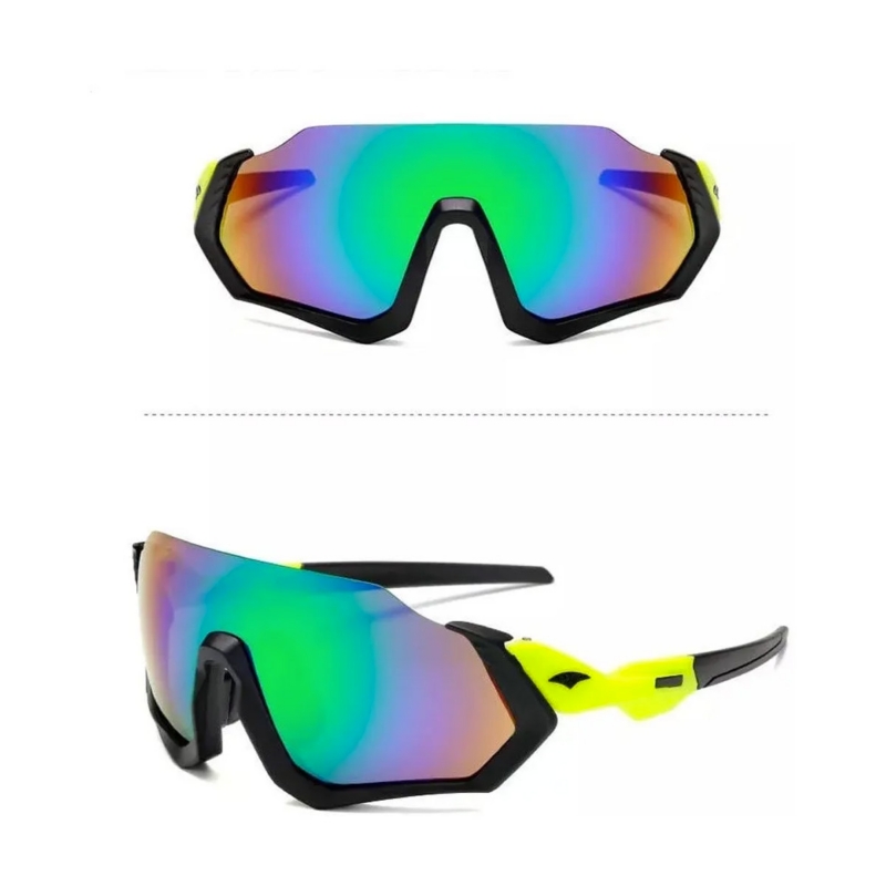 Foto 3 pulgar | Gafas De Sol De Ciclismo Con Lentes Polarizadas Uv400 Amarillo-negro - Venta Internacional.