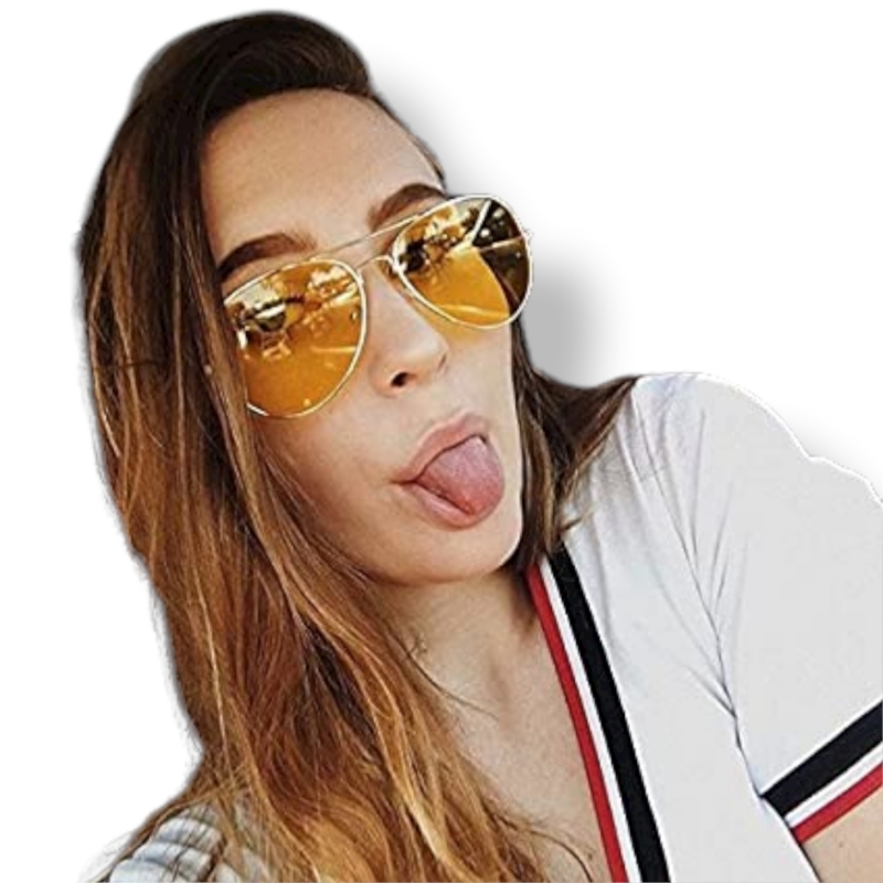 Foto 1 | Gafas De Sol Yellow Fly Am72 Pilots Con Lente De Visión Nocturna - Venta Internacional.