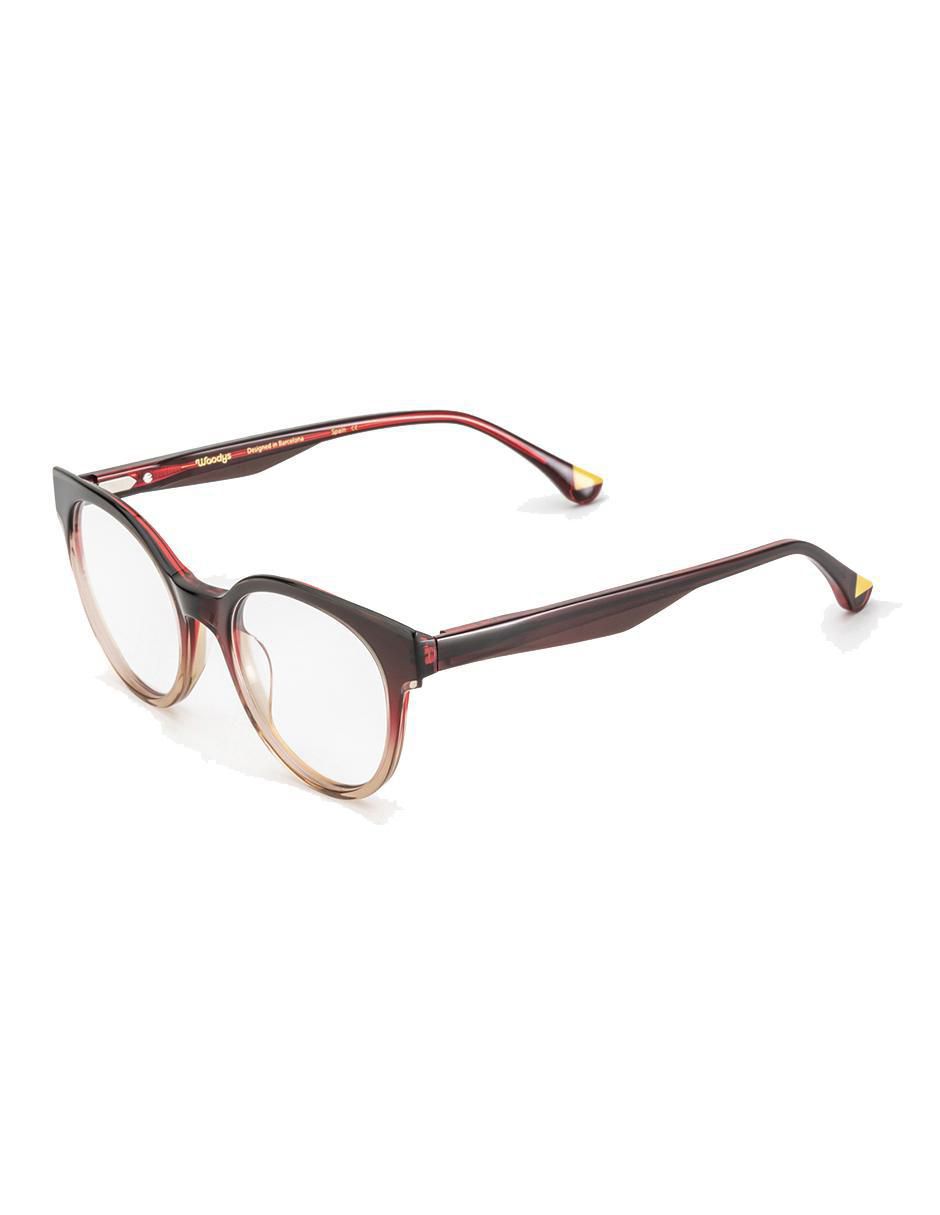 Foto 4 pulgar | Armazón de Acetato Rojo Woodys Bardini Unisex 15 cm
