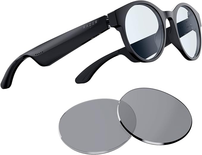 Foto 5 pulgar | Lentes Razer Anzu Smart Glasses Redondos Negros