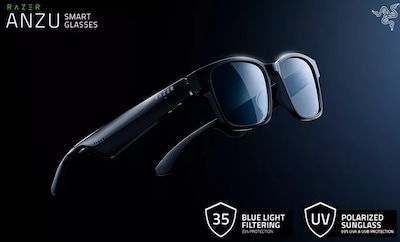 Foto 5 | Lentes Razer Anzu Smart Glasses Redondos Negros