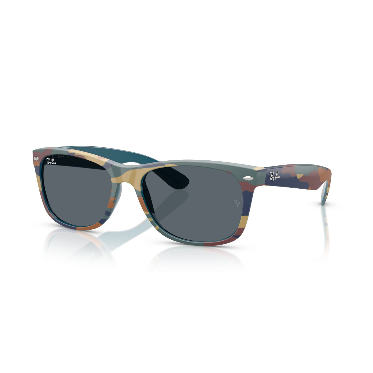 Foto 3 pulgar | Lentes De Sol New Wayfarer Azul Ray-ban