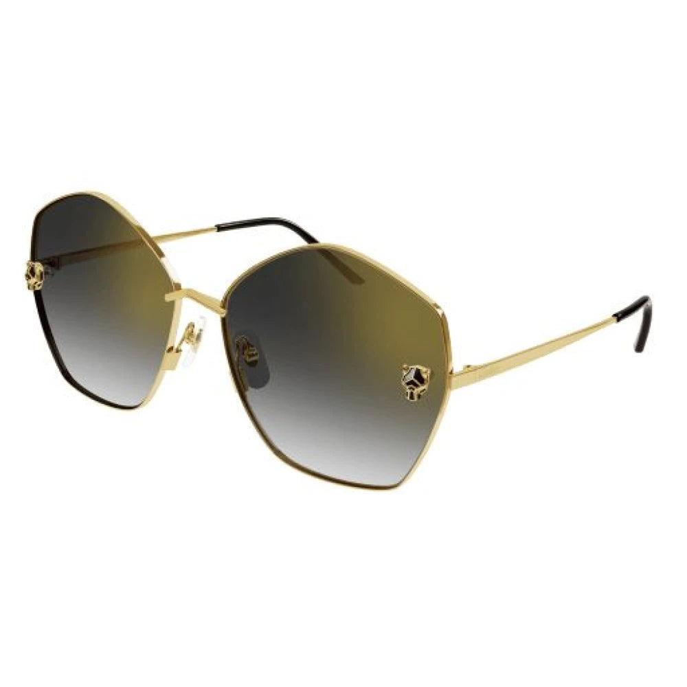 Lente De Sol Cartier Ct0356s 001 63mm Single Lens
