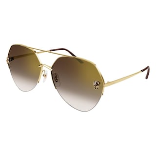 Foto 1 | Lente De Sol Cartier Ct0355s 002 64mm Single Lens