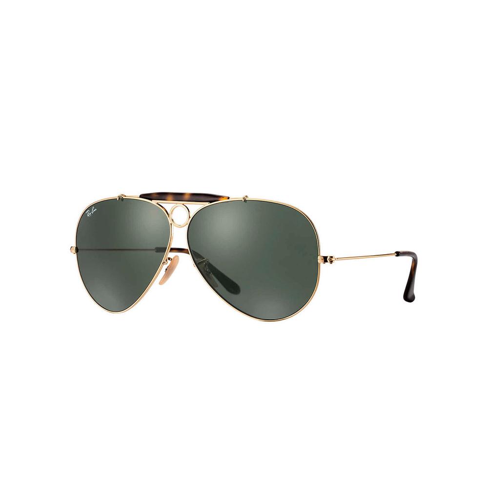 Foto 2 pulgar | Lente De Sol Ray Ban Shooter Rb3138 181 62mm Havana