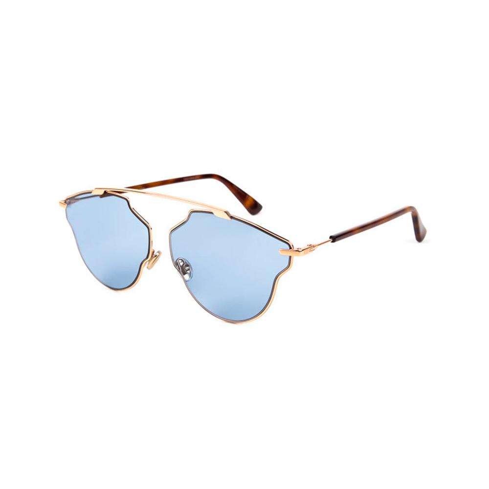 Lente De Sol Dior Dior So Real Pop Ddbku 59mm Dorado Azul