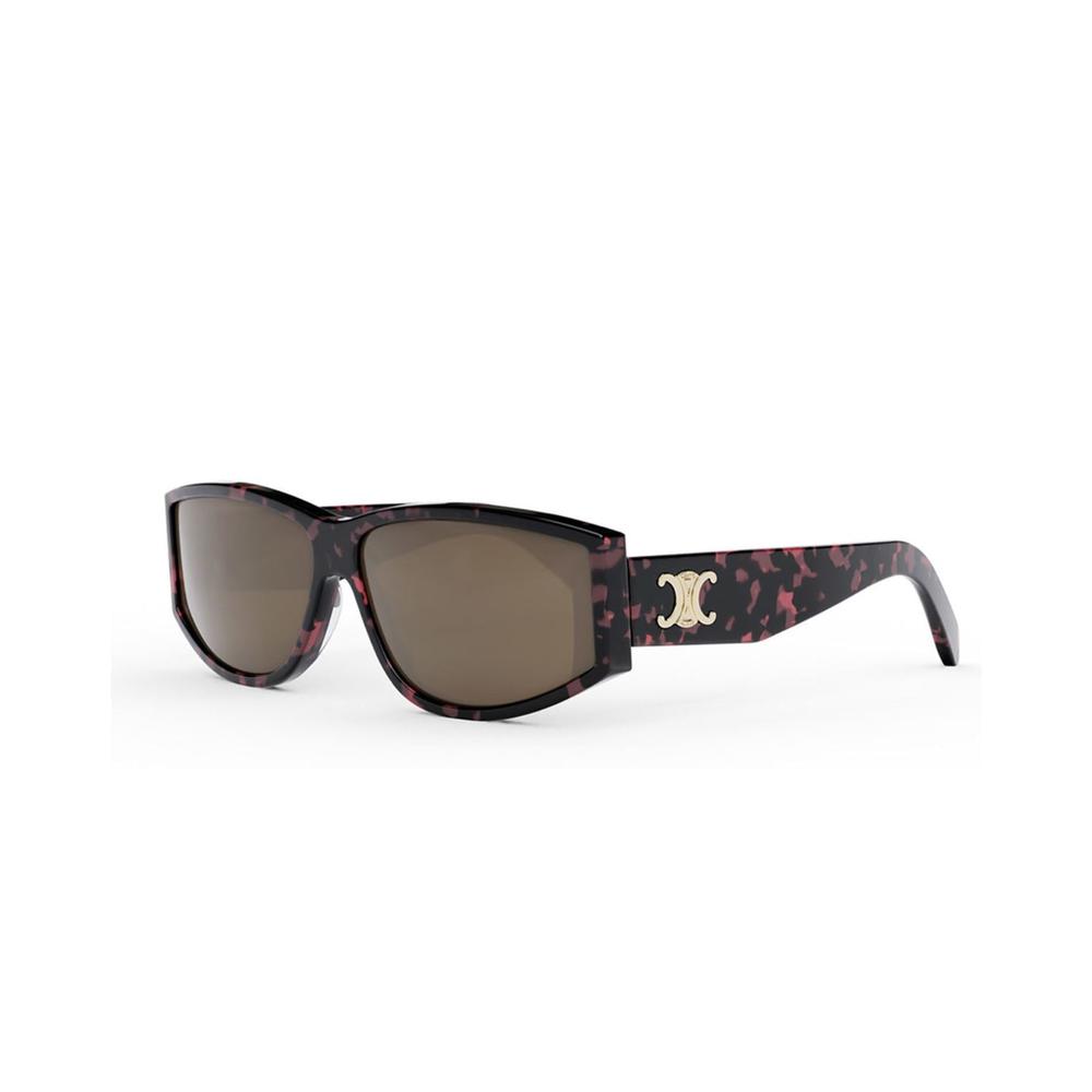 Foto 2 pulgar | Lente De Sol Celine Triomphe 07 Cl40227u 53a 63mm Havana Single Lens