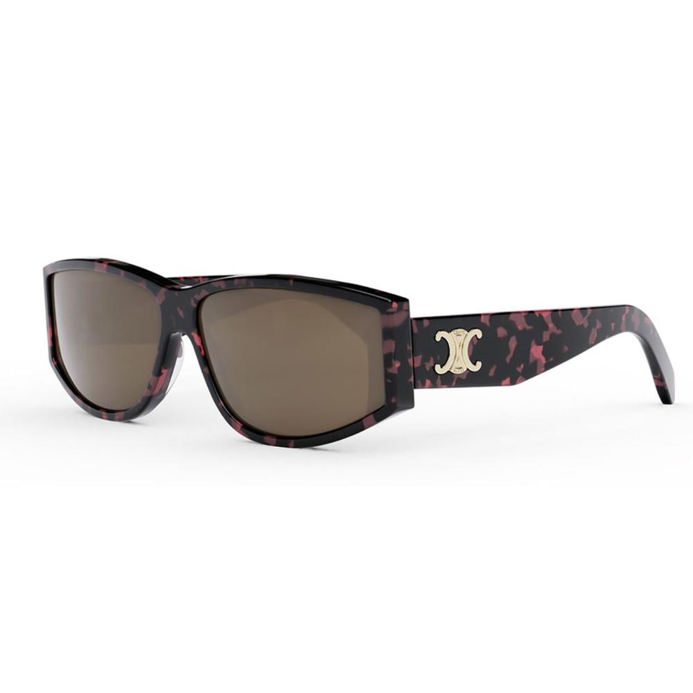 Foto 4 pulgar | Lente De Sol Celine Triomphe 07 Cl40227u 53a 63mm Havana Single Lens