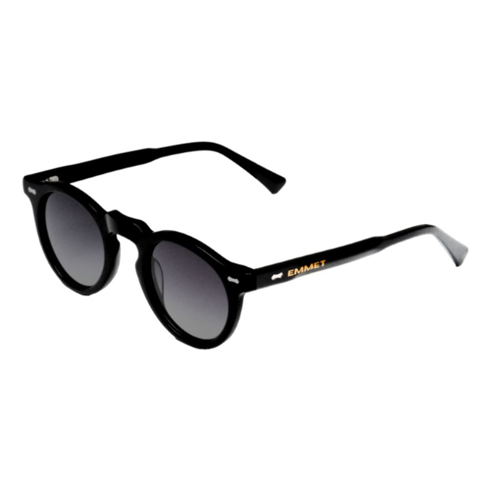 Lentes De Sol Emmet Unisex Color Negro Acetato + Uv 400