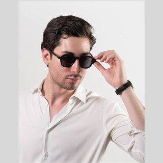 Foto 2 | Lentes de Sol Montica Unisex Negro Uv 400
