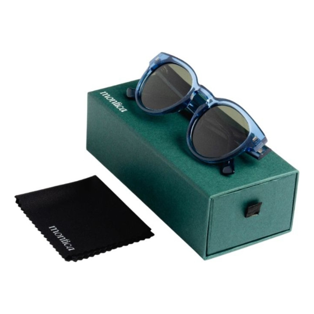 Foto 4 pulgar | Lentes de Sol Montica Unisex Azul UV 400