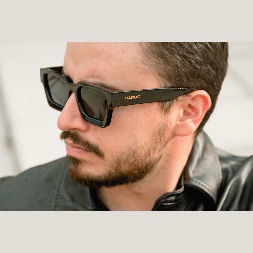 Foto 5 pulgar | Lentes de Sol Baroc Unisex Negro Uv 400