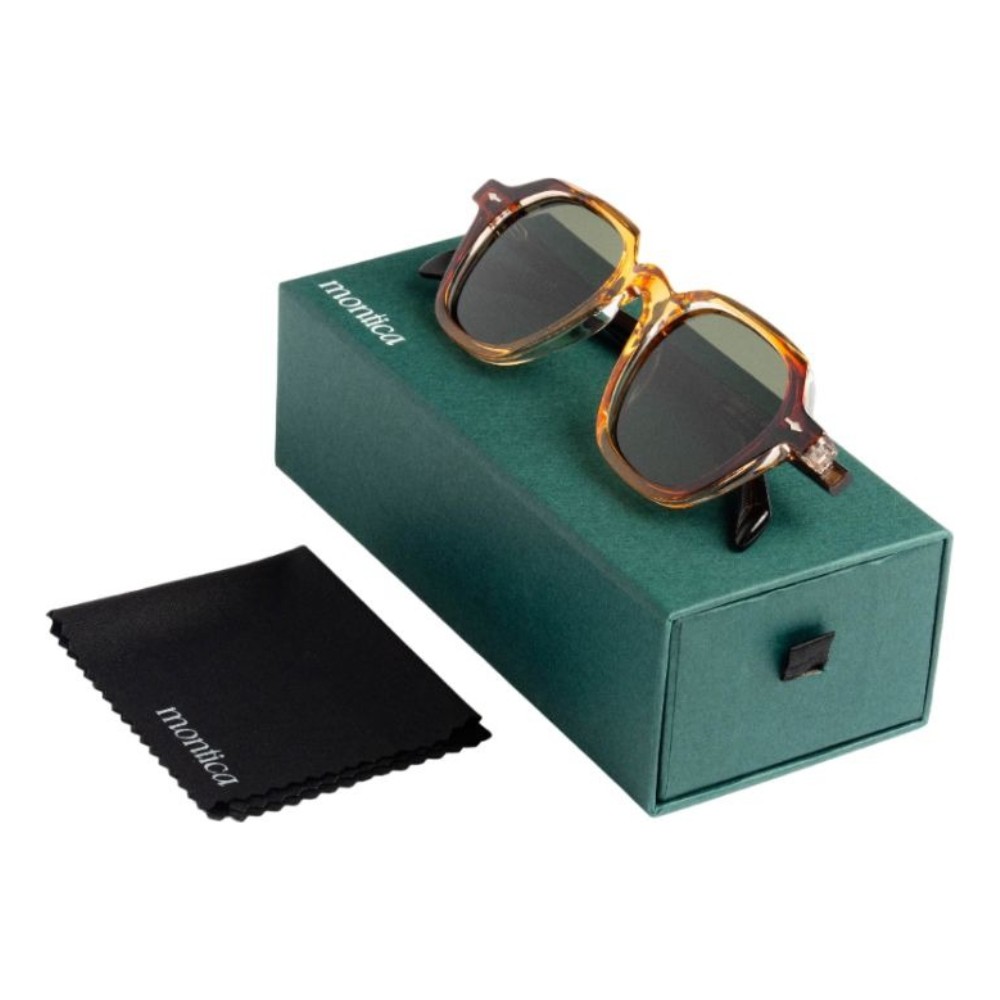 Foto 4 pulgar | Lentes de Sol Montica Unisex Negro Uv 400