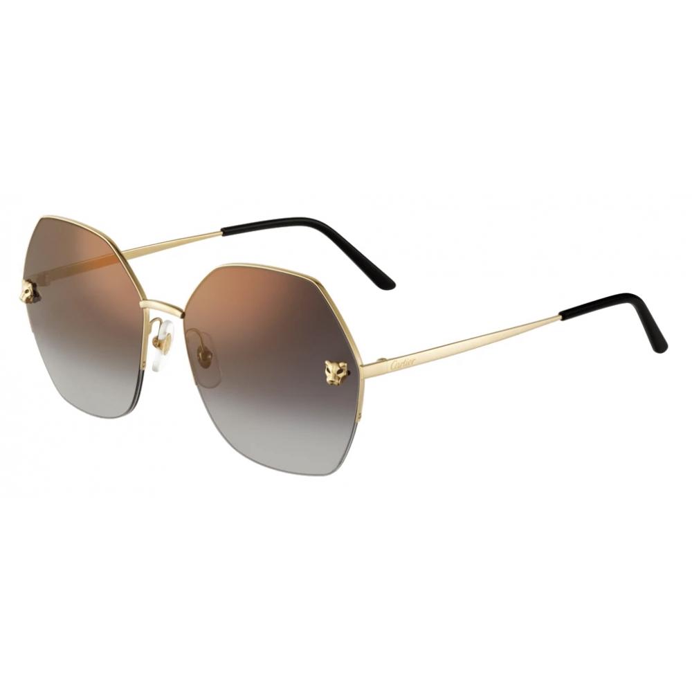 Foto 1 | Lente De Sol Cartier Ct0356s 002 63mm Single Lens