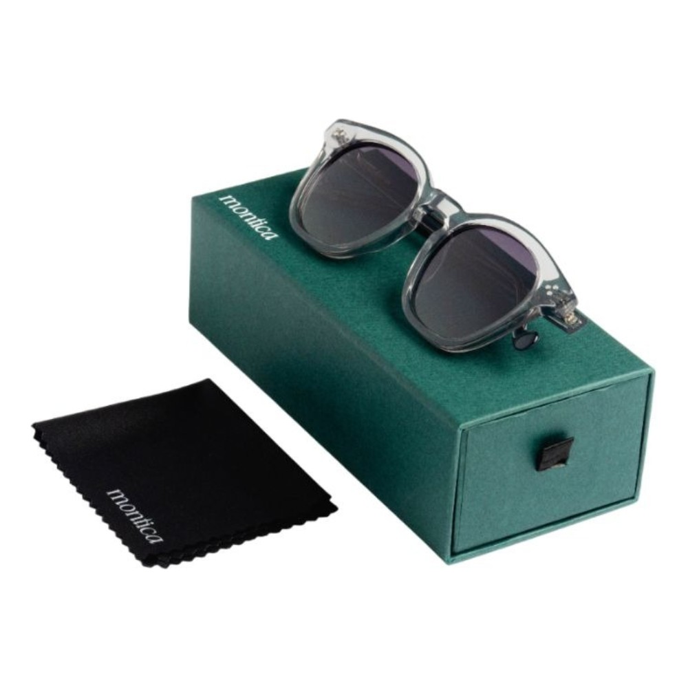Foto 4 pulgar | Lentes de Sol Montica Unisex Gris Uv 400