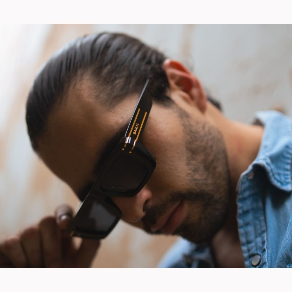 Foto 7 | Lentes de Sol Baroc Unisex  Uv 400 Negros