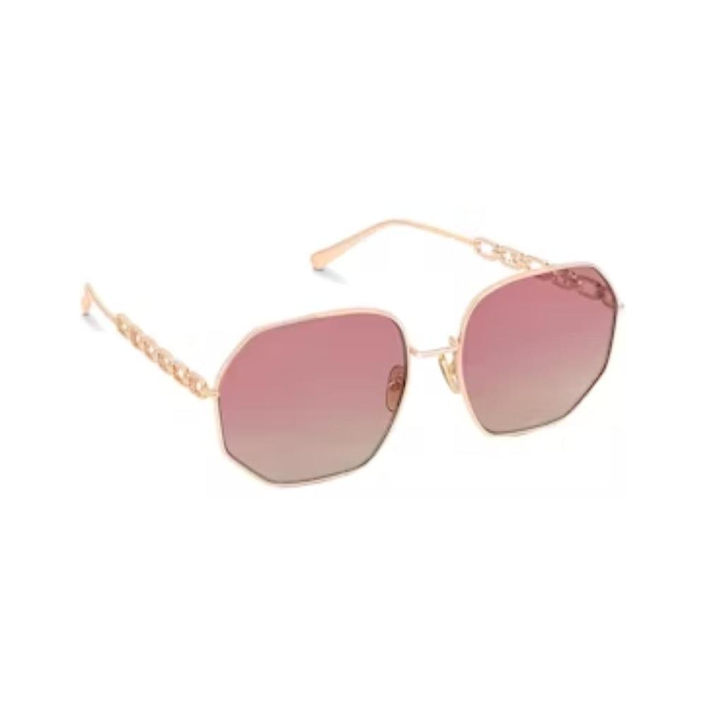 Foto 2 pulgar | Lente De Sol Louis Vuitton Moon Square Z1652e Rosa/dorado Single Lens