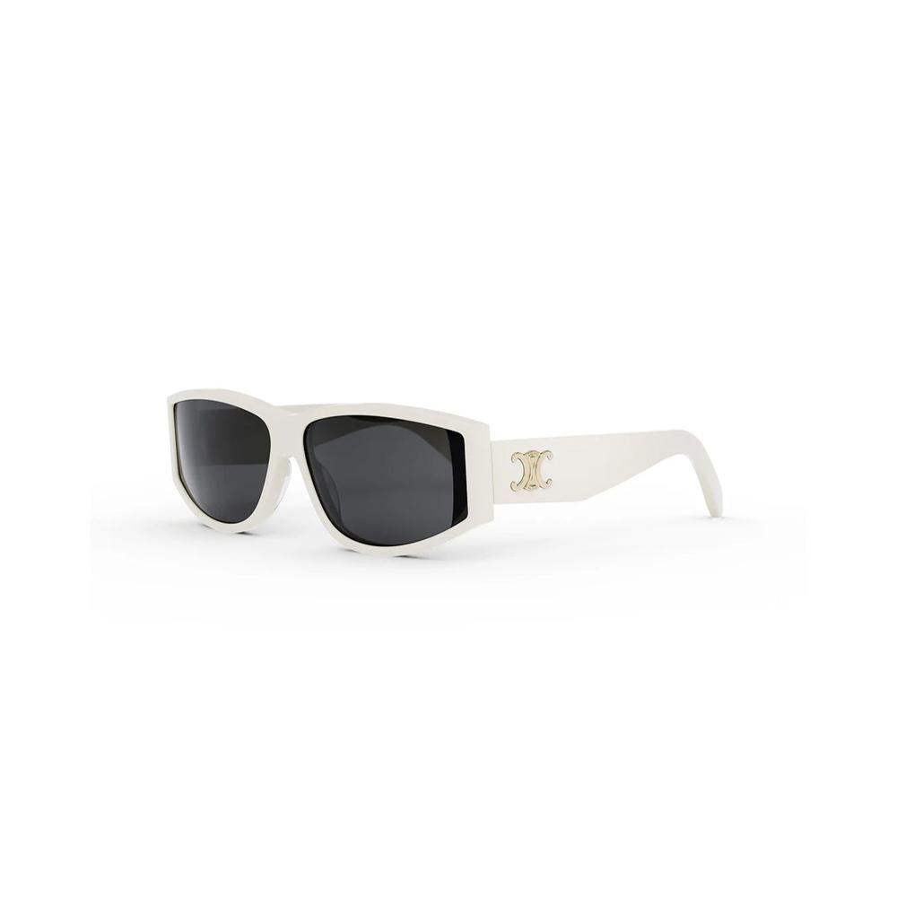 Foto 2 pulgar | Lente De Sol Celine Triomphe 07 Cl40227u 25a 63mm Blanco Single Lens