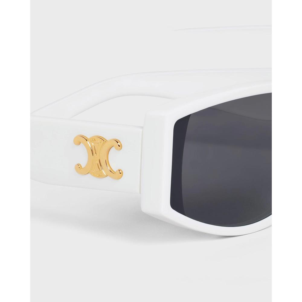Foto 6 pulgar | Lente De Sol Celine Triomphe 07 Cl40227u 25a 63mm Blanco Single Lens