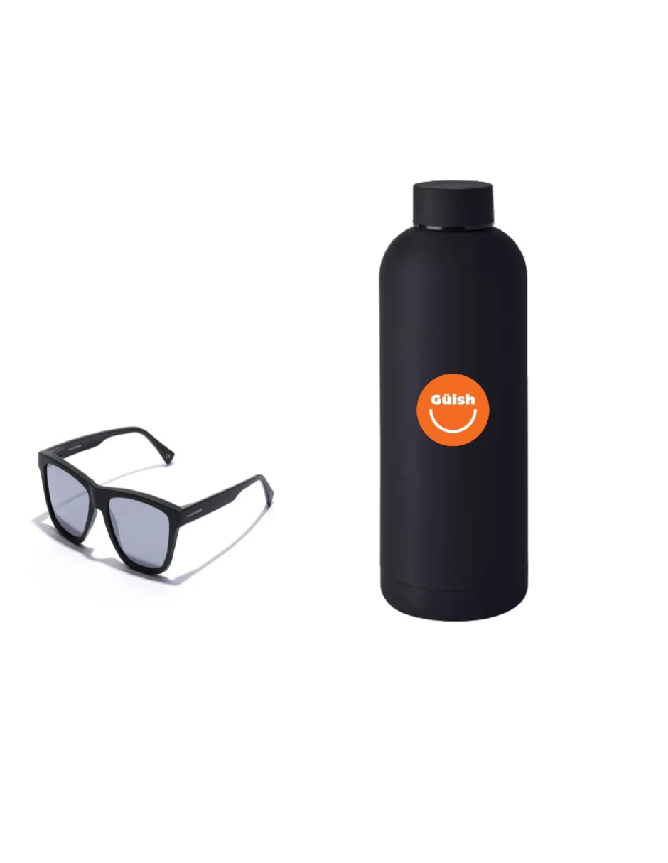 Foto 1 | Lentes De Sol Hawkers One Ls + Termo De Agua De Regalo Güish