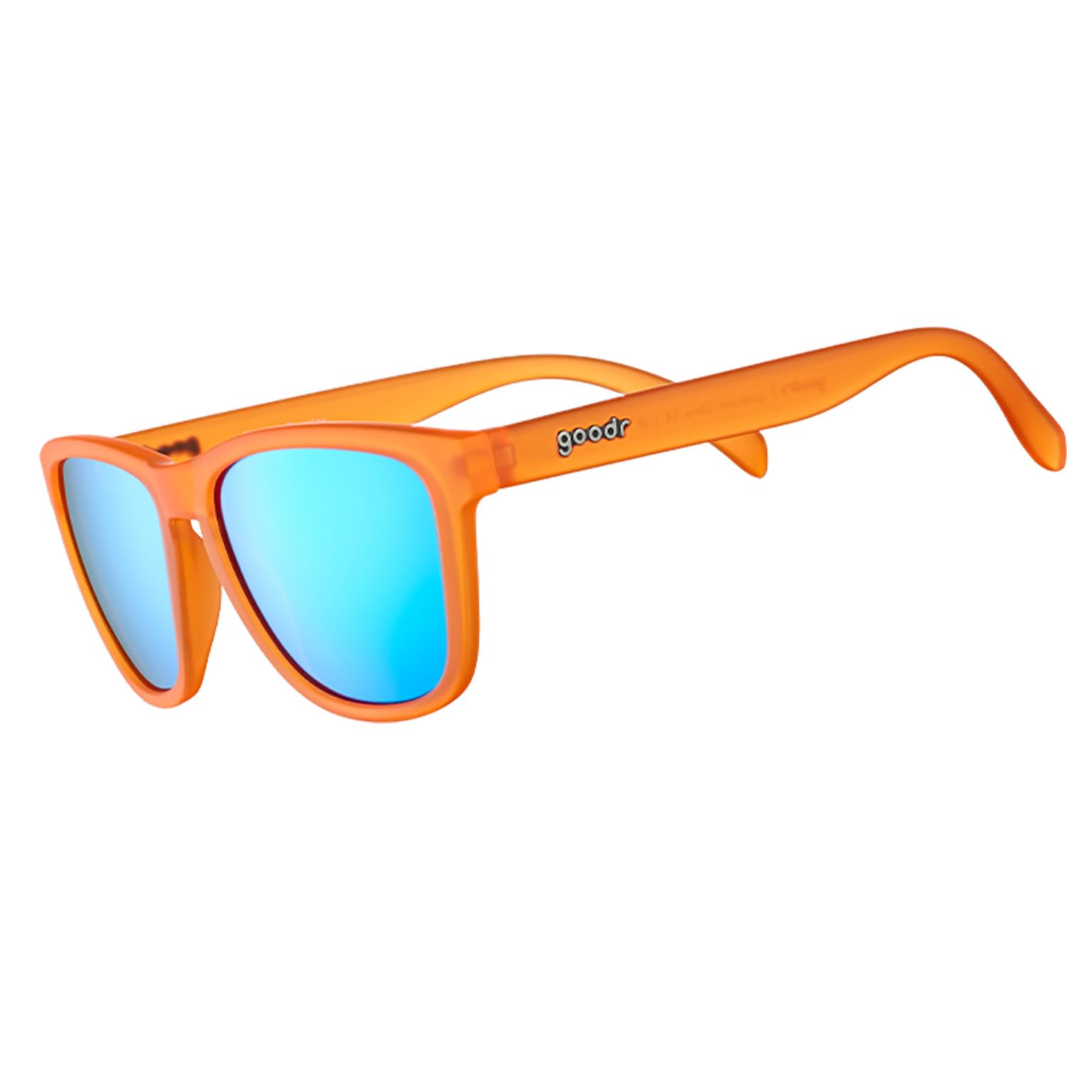 Foto 2 pulgar | Gafas De Sol Goodr Donkey Goggles Polarizadas Naranja/azul - Venta Internacional.
