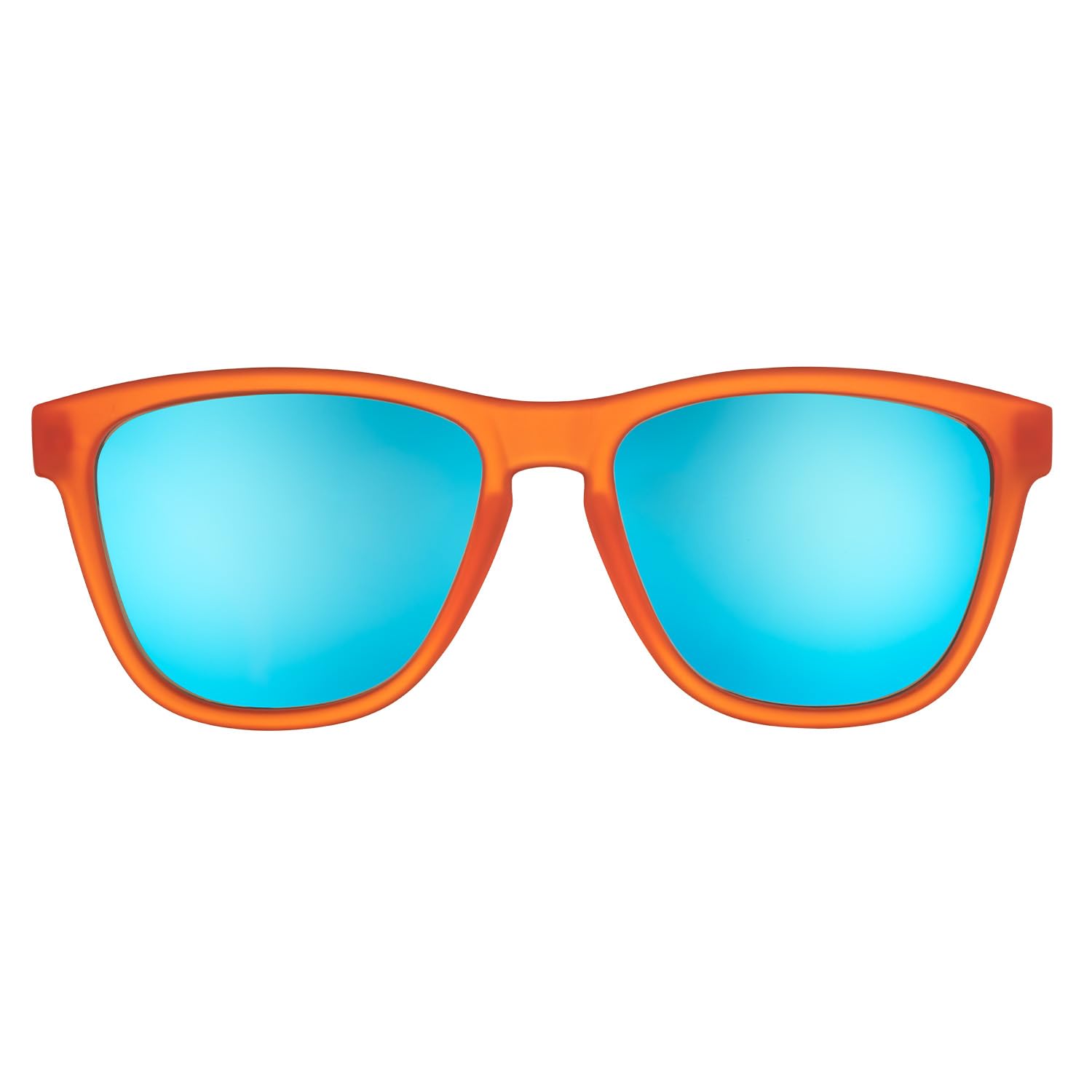 Foto 3 pulgar | Gafas De Sol Goodr Donkey Goggles Polarizadas Naranja/azul - Venta Internacional.