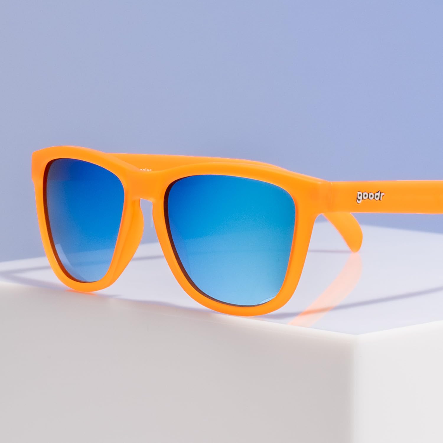 Foto 6 pulgar | Gafas De Sol Goodr Donkey Goggles Polarizadas Naranja/azul - Venta Internacional.