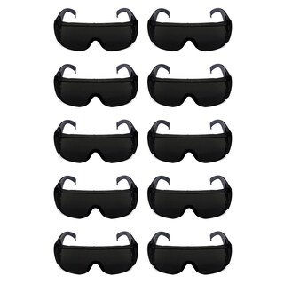 Foto 1 | Pack 10 Lentes De Seguridad Tipo Visitante Mica Negra Maple Safe