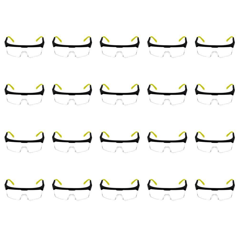 Foto 1 | Pack 20 Lentes De Seguridad Ajustables Mica Transparente Maple Safe