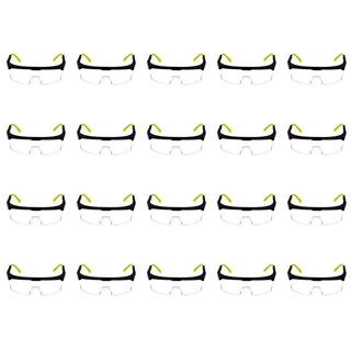 Foto 1 | Pack 20 Lentes De Seguridad Ajustables Mica Transparente Maple Safe